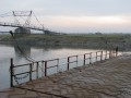 A kompon gyalogos híd komp Mezőszentmargita Kerelőszentpál